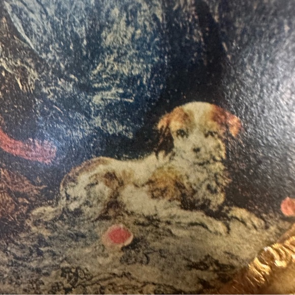 Vintage Florentine Gold Gilded Wood Diamond Wall Plaque | Music Lesson | Italy - Picture 7 of 11